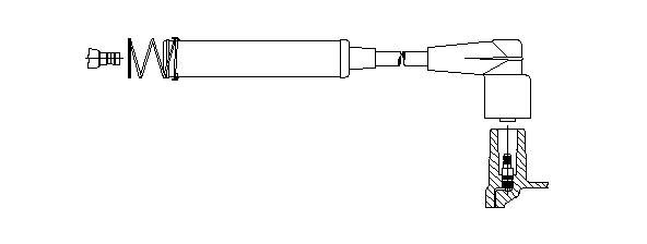 Провод зажигания 32980 BREMI