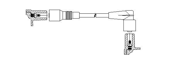 Провод зажигания 35126 BREMI