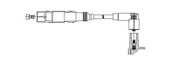 Провод зажигания 10462 BREMI