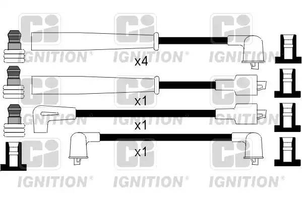 Ккомплект проводов зажигания XC1085 QUINTON HAZELL