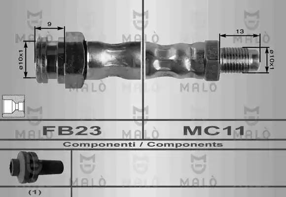 Тормозной шланг 8401 MALO