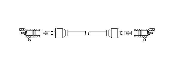 Провод зажигания 35734 BREMI