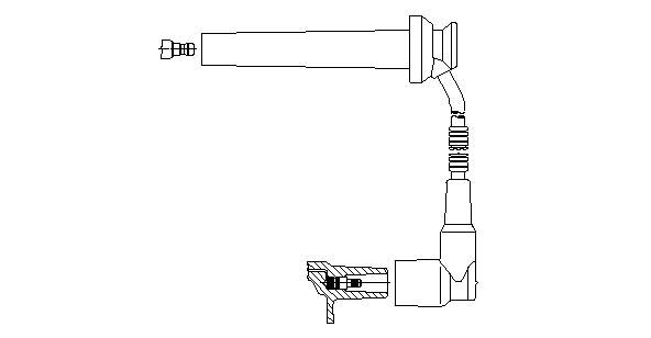 Провод зажигания 8A15E64 BREMI