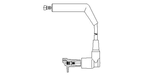Провод зажигания 3A3744 BREMI