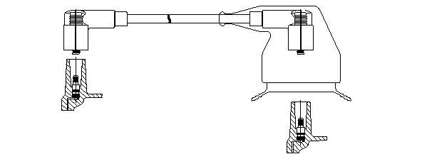 Провод зажигания 13075 BREMI