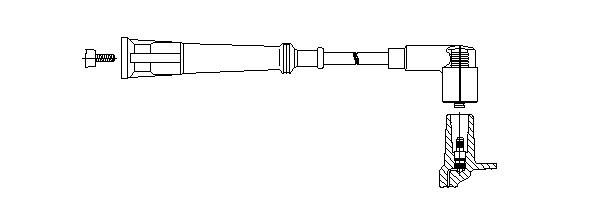 Провод зажигания 121105 BREMI