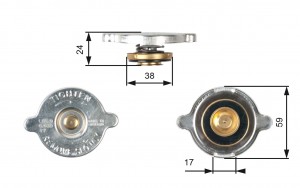 Крышка, радиатор RC109 GATES