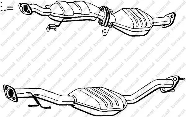 Катализатор 099222 BOSAL
