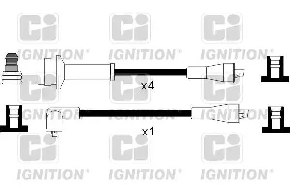 Ккомплект проводов зажигания XC1107 QUINTON HAZELL