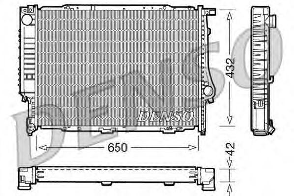 Радиатор, охлаждение двигател DRM05055 DENSO