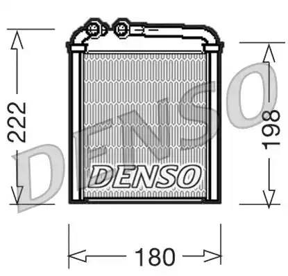 Теплообменник, отопление салона DRR32005 DENSO