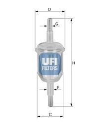 Топливный фильтр 31.009.00 UFI
