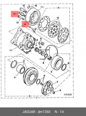 Переключатель низкого давления JLM1260 JAGUAR