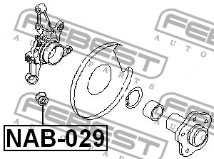 Сайлентблок NAB-029 FEBEST