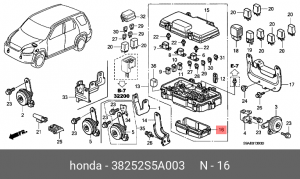 Деталь 38252S5A003 HONDA