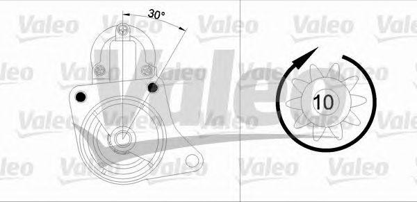 Стартер 455724 VALEO PHC