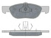 Комплект тормозных колодок, диско SP296 SCT