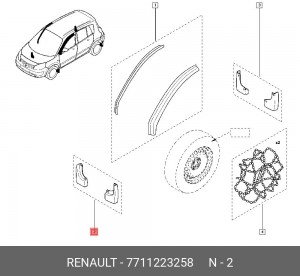 Деталь 7711223258 RENAULT