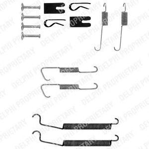 Комплектующие, тормозная колодка LY1304 DELPHI