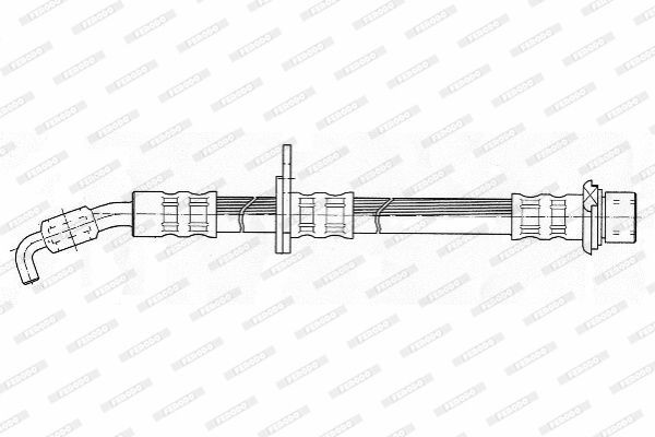 Тормозной шланг FHY2435 FERODO