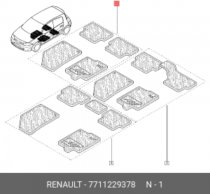 Деталь 7711229378 RENAULT