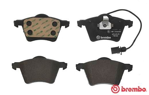 Комплект тормозных колодок, диско P85062 BREMBO