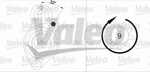 Стартер 458184 VALEO PHC