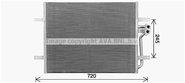Радиатор, охлаждение двигател MS2156 AVA