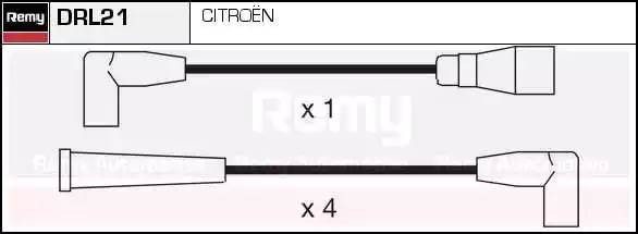 Ккомплект проводов зажигания DRL21 DELCO REMY