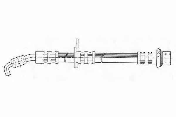 Тормозной шланг FHY2435 FERODO