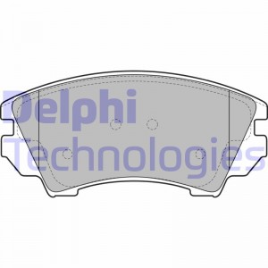 Колодки тормозные дисковые LP2081 DELPHI