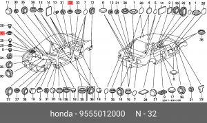 Деталь 9555012000 HONDA