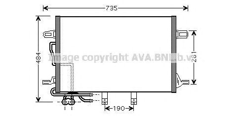 Конденсатор, кондиционер MS5307 AVA