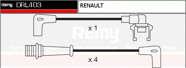 Ккомплект проводов зажигания DRL403 DELCO REMY