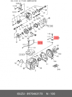 Патрубок, 8-97046-317-0 ISUZU
