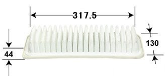 Фильтр воздушный A741 VIC