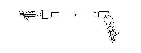 Провод зажигания 3A1537 BREMI