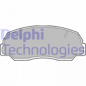 Комплект тормозных колодок, диско LP400 DELPHI