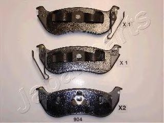 Комплект тормозных колодок, диско PP-904AF JAPAN PARTS GROUP