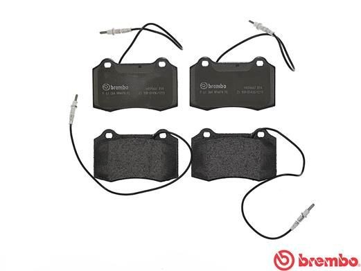 Комплект тормозных колодок, диско P61064 BREMBO