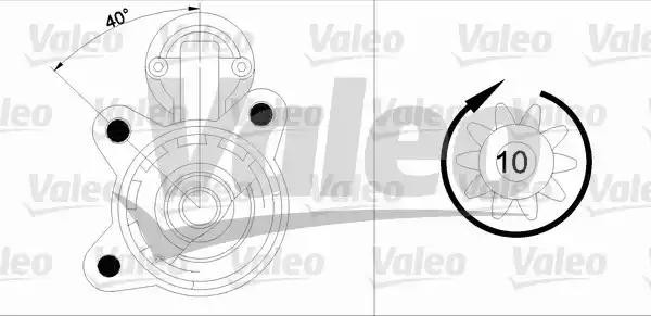 Стартер 455896 VALEO PHC
