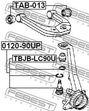 Сайлентблок TAB-013 FEBEST