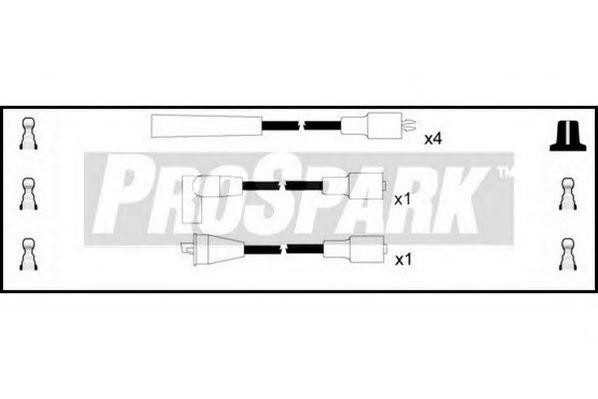 Ккомплект проводов зажигания OES279 STANDARD