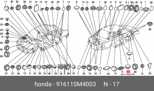 Деталь 91611SM4003 HONDA