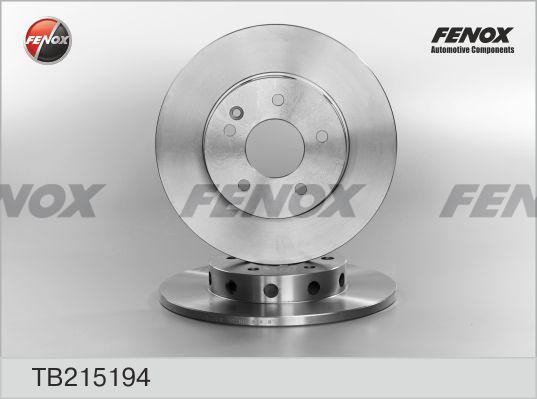Диск тормозной TB215194 FENOX