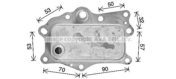 Радиатор, охлаждение двигател BW2241 AVA