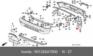 Деталь 90126SA7000 HONDA