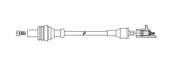 Провод зажигания 62025 BREMI