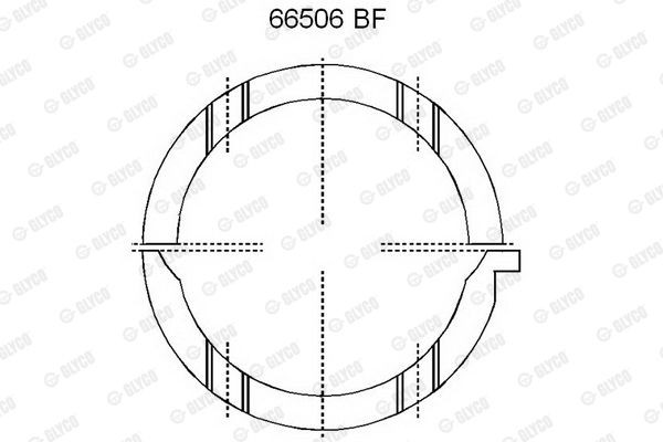 Подшипник 66506BF GLYCO