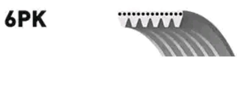 Поликлиновой ремень 6-PK-1395 GATES